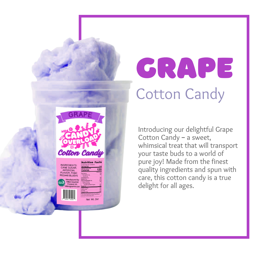 Grape, Candy, Cotton Candy, Grape Cotton Candy