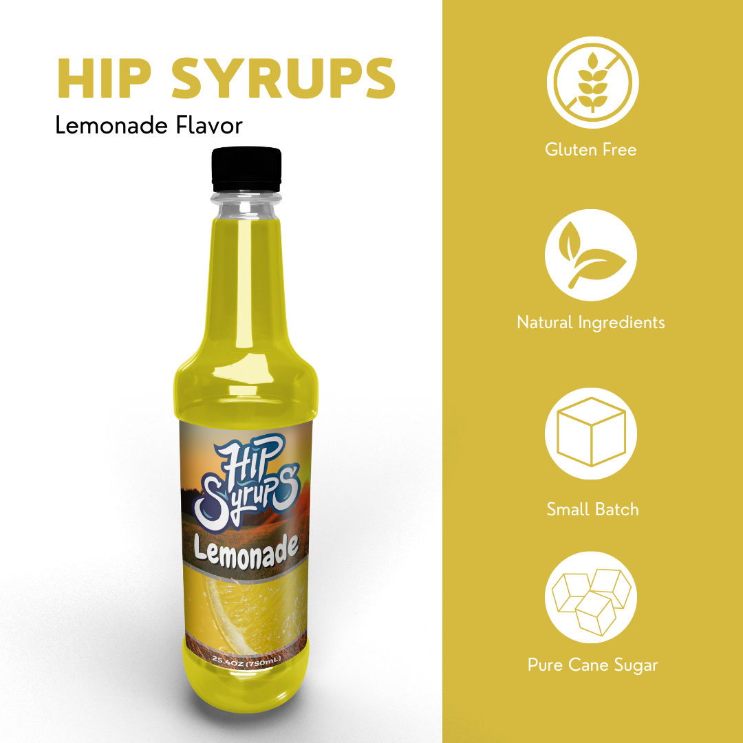 Simple Syrups designed for Lemonade, Snow Cone, Bubble Tea, Boba Tea, Cocktails