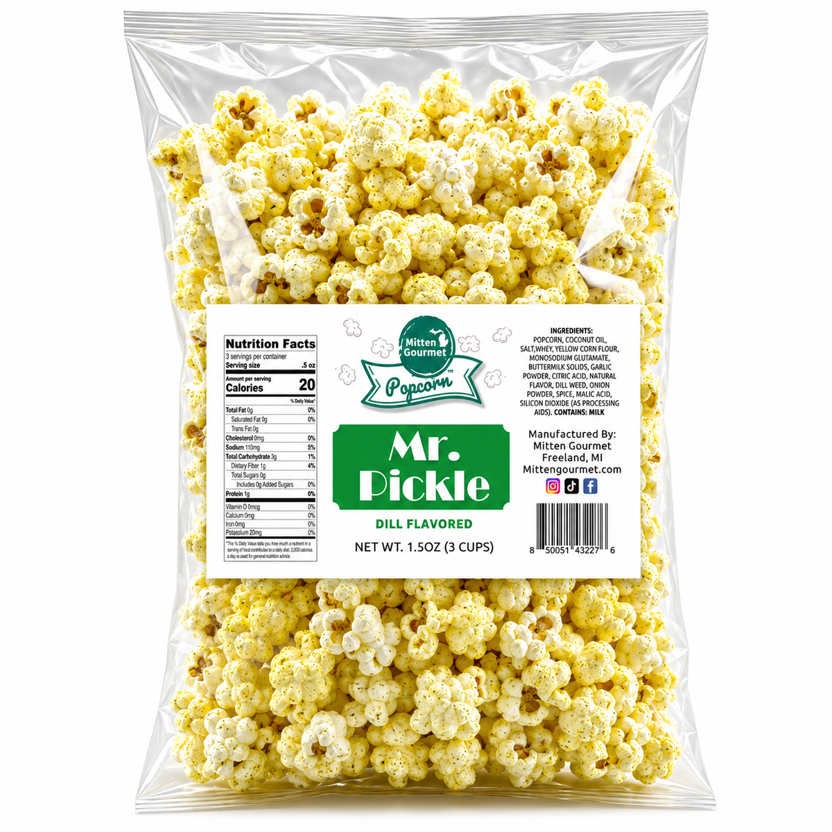Mr. Pickle - Small Batch Gourmet Popcorn