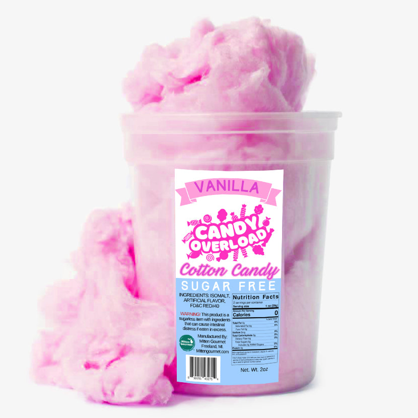 Vanilla, Candy, Cotton Candy, Vanilla Cotton Candy, Sugar Free, Sugar Free Cotton Candy