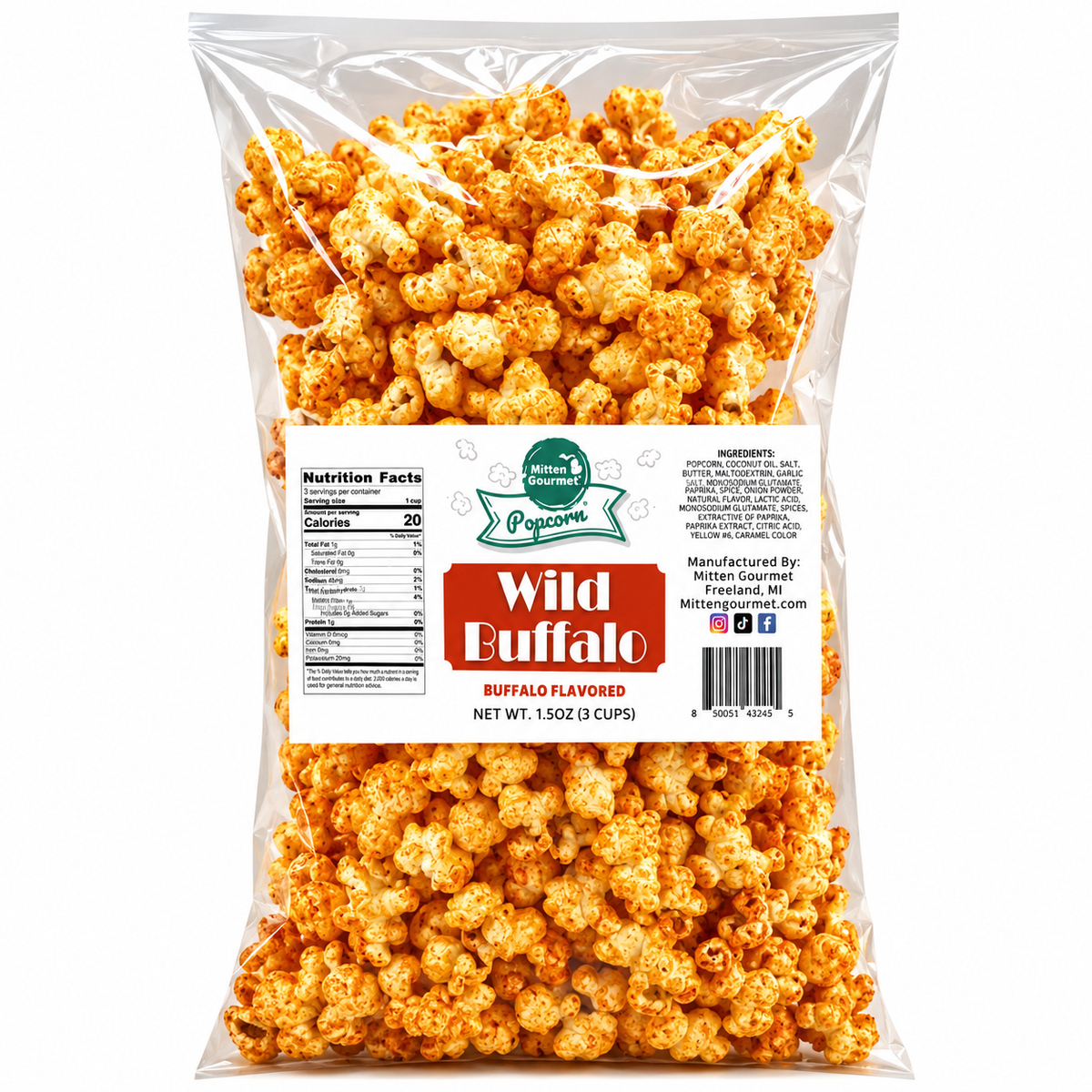 Wild Buffalo - Small Batch Gourmet Popcorn