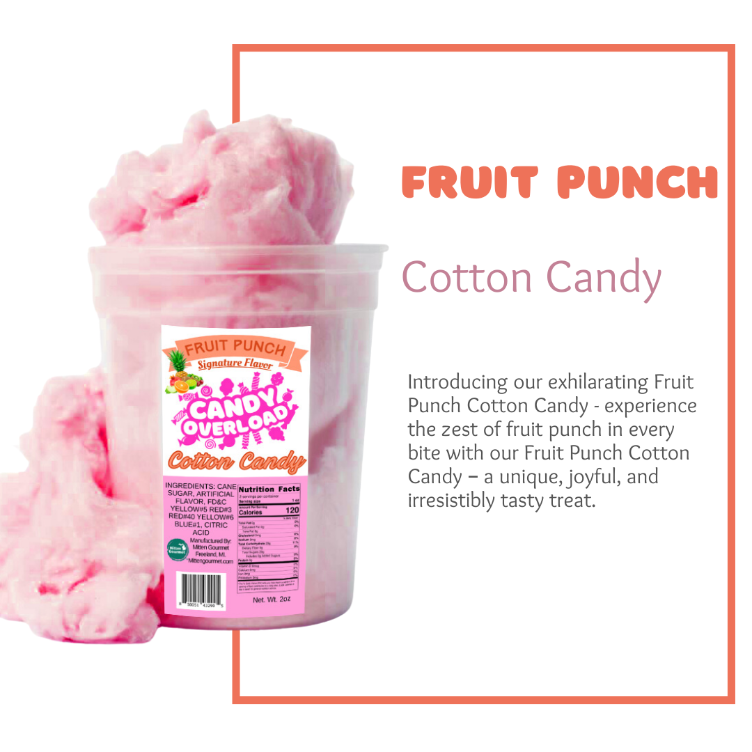 "Fruit Punch, Candy, Cotton Candy, Fruit Punch Cotton Candy "