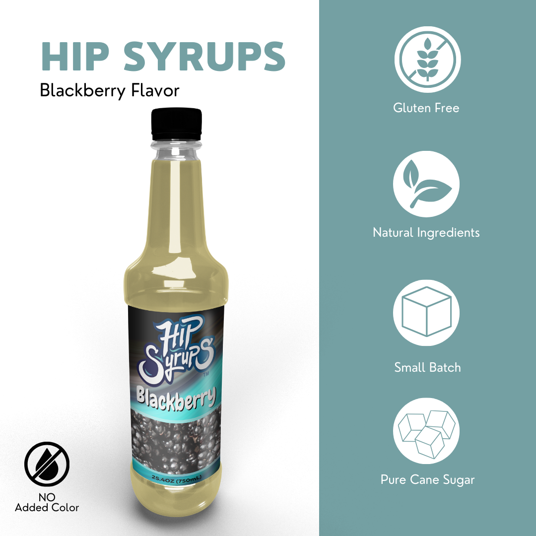 Simple Syrups designed for Blackberry, Snow Cone, Bubble Tea, Boba Tea, Cocktails