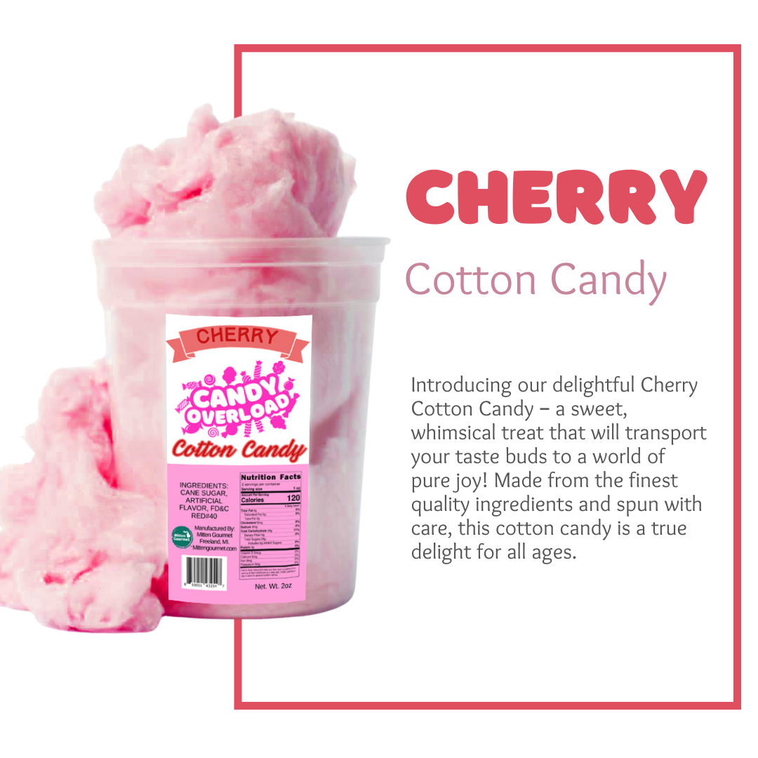 Cherry, Candy, Cotton Candy,Cherry Cotton Candy