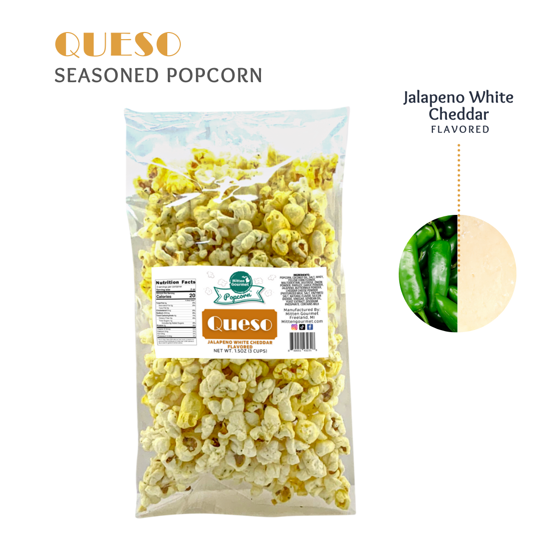 Small Batch Gourmet Jalapeno White Cheddar, Jalapeno, White Cheddar, Snack,Jalapeno White Cheddar Popcorn, Seasoned Popcorn, Jalapeno White Cheddar Flavored, Popcorn, Jalapeno Popcorn, White Cheddar Popcorn