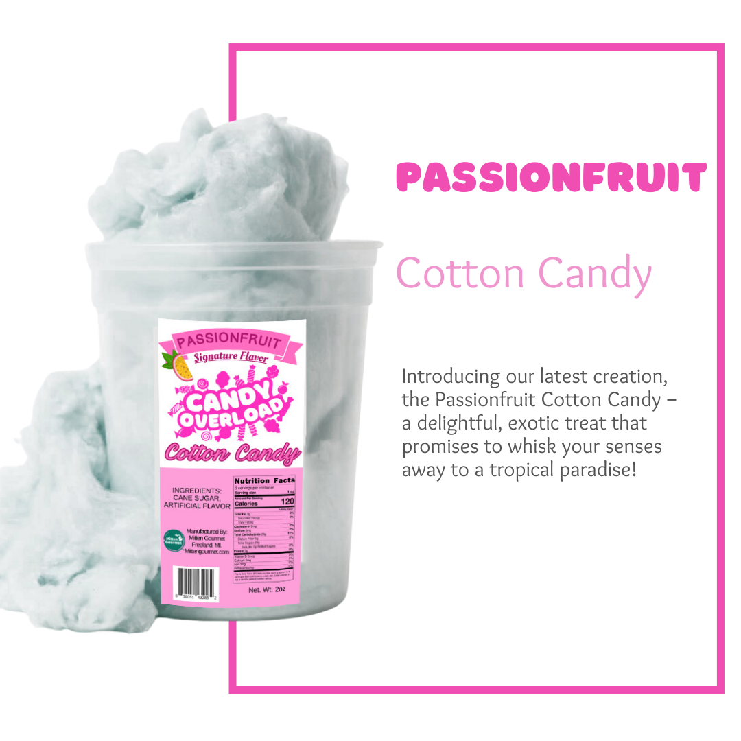 "Passion Fruit, Candy, Cotton Candy, Passion Fruit Cotton Candy "