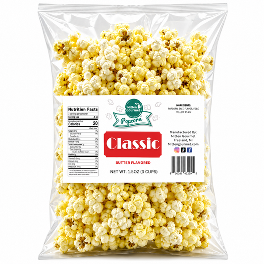 Classic - Small Batch Gourmet Popcorn