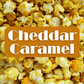 Small Batch Gourmet Candy Cheddar Caramel, Cheddar, Caramel, Cheddar Caramel Candy Popcorn, Candy Popcorn