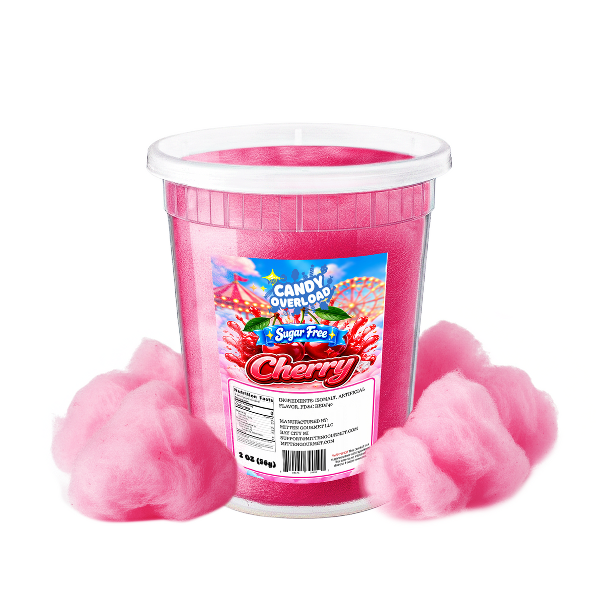 Sugar Free Cotton Candy - Cherry
