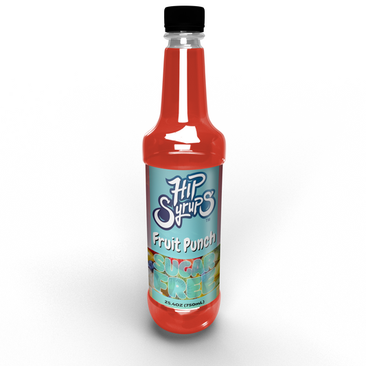Fruit Punch Sugar Free Hip Syrup - Case of 6 ($8.99ea)