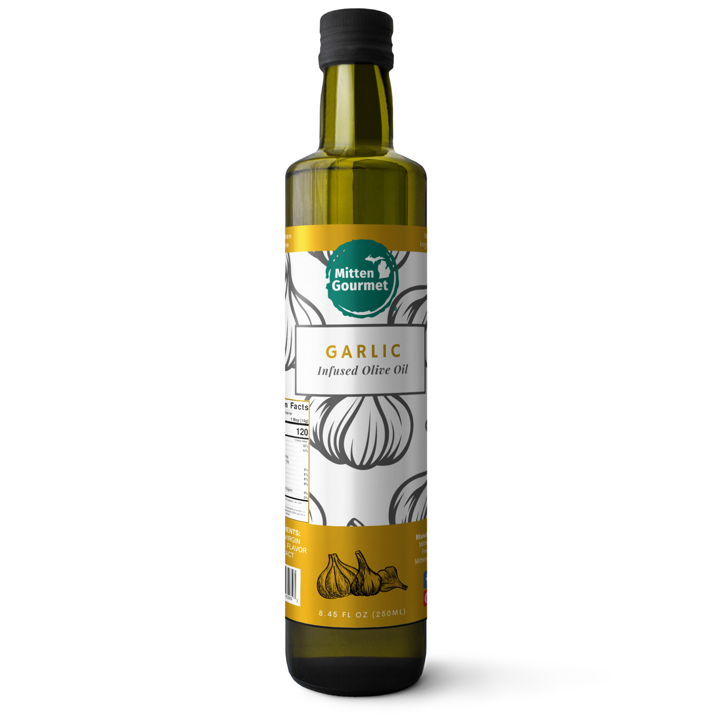 Garlic Infused Olive Oil - Case of 6 ($11.99ea)