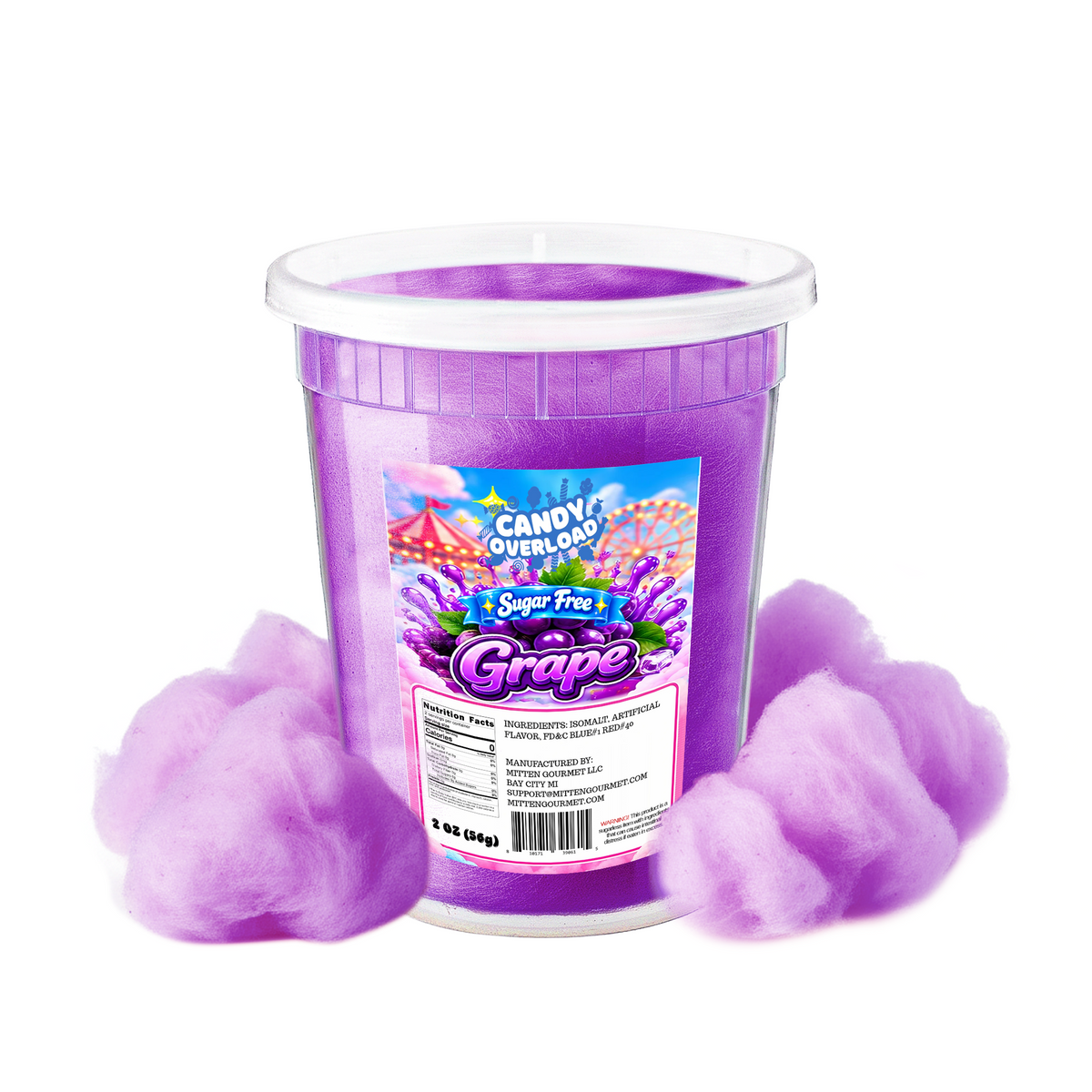 Sugar Free Cotton Candy - Grape