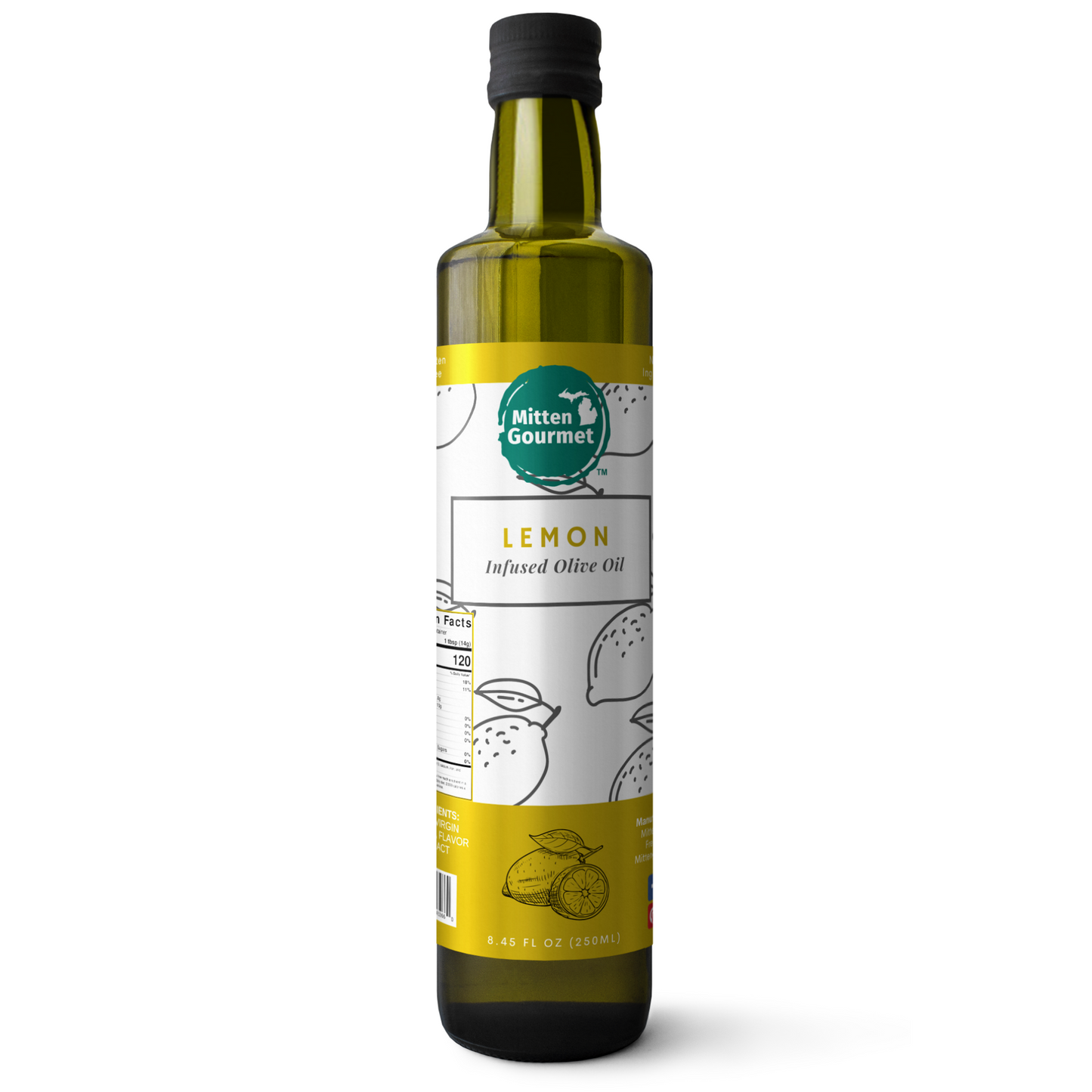 Lemon Infused Olive Oil - Case of 6 ($11.99ea)