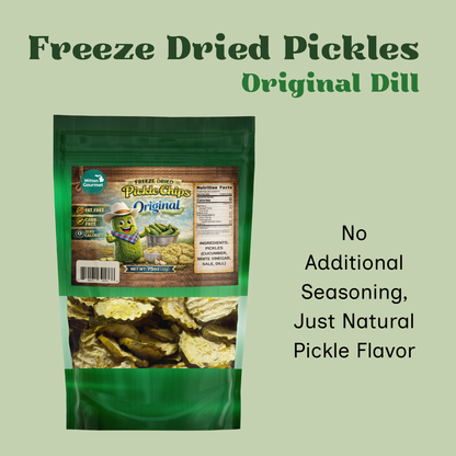 Original Dill Pickle Chips, Freeze Dried, Fat Free, Zero Calories, 0.75 oz