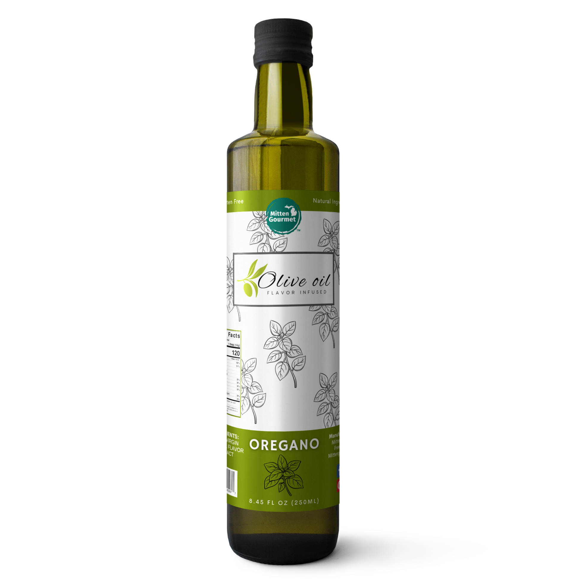 Extra Virgin Olive Oil - Oregano, Cooking, Flavor Infused, Oregano Olive Oil