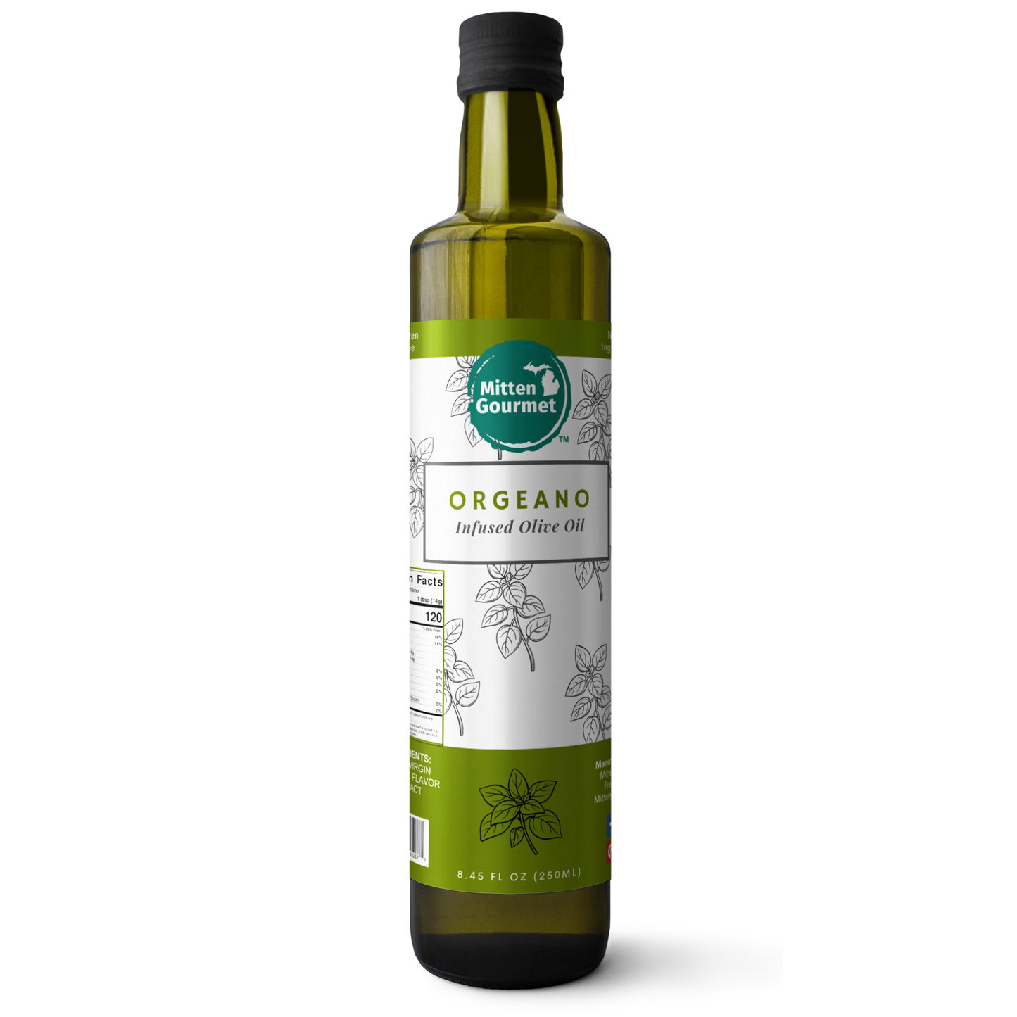 Oregano Infused Olive Oil - Case of 6 ($11.99ea)