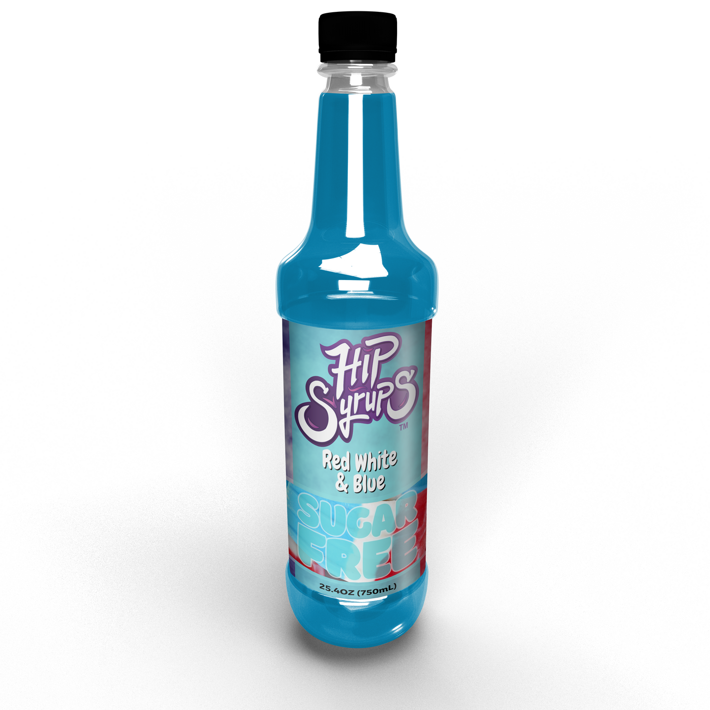 Red White & Blue Sugar Free Hip Syrup - Case of 6 ($8.99ea)