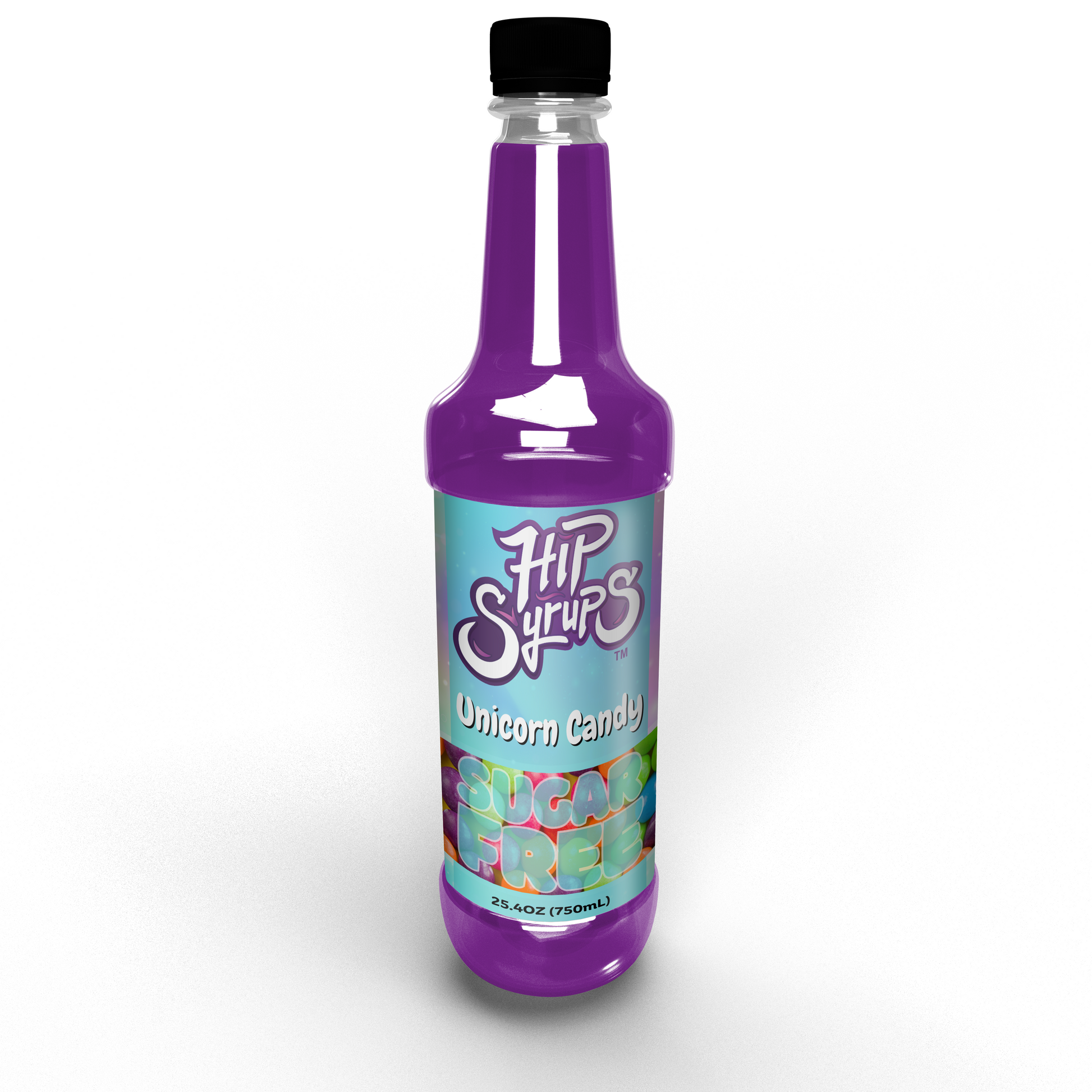 Sugar Free Simple Syrups designed for Unicorn Candy, Water Flavor, Bubble Tea, Boba Tea, Cocktails, Sugar Free