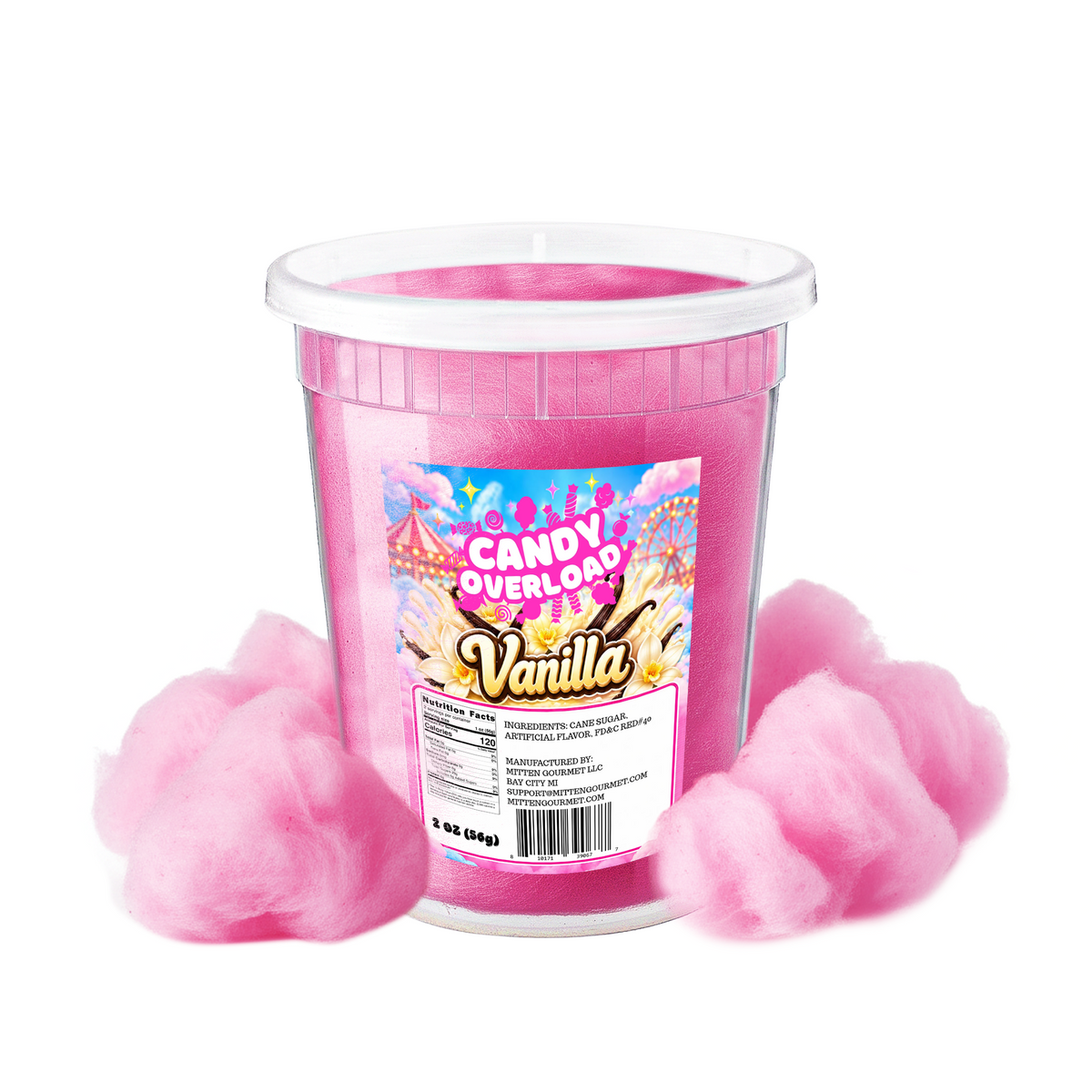 Gourmet Cotton Candy - Vanilla