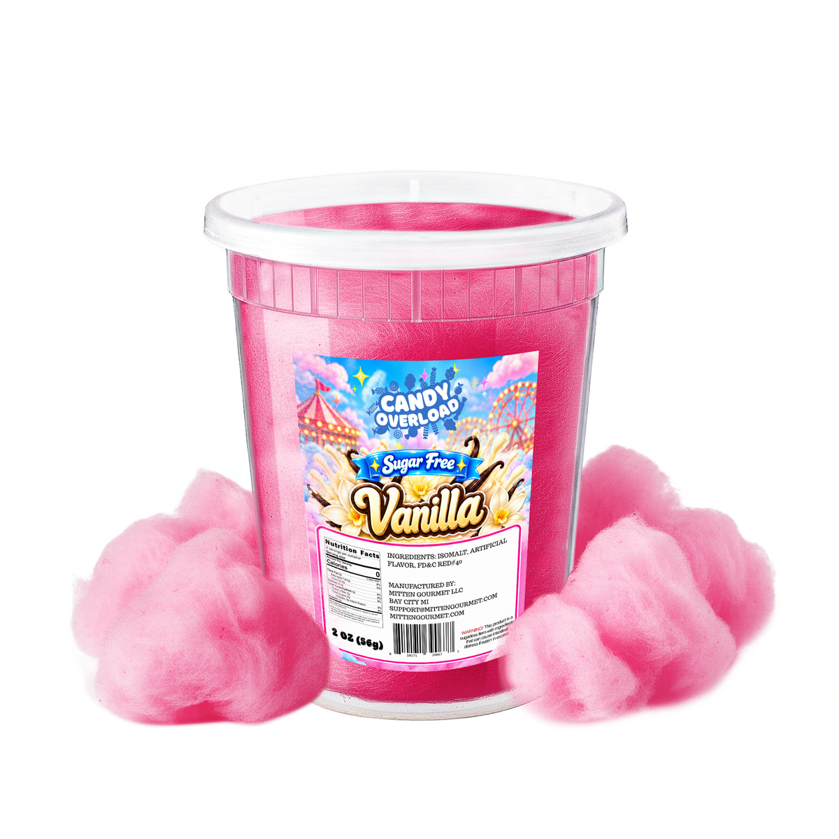 Sugar Free Cotton Candy - Vanilla
