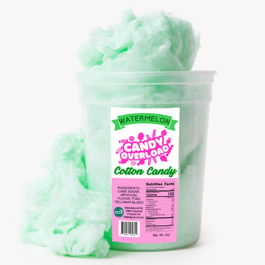 Watermelon, Candy, Cotton Candy, Watermelon Cotton Candy